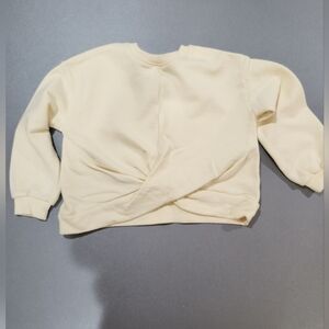 Zara Yellow Twist-Front Sweater Kid